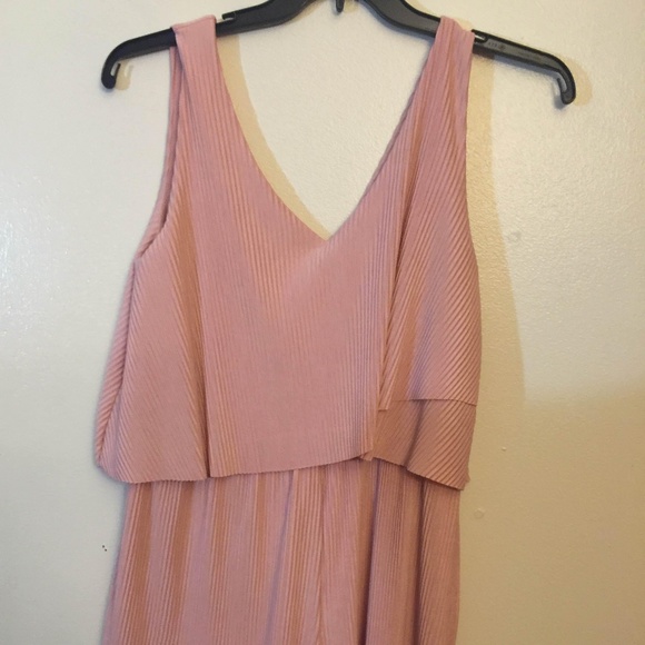 one clothing Other - Cute Pink Satiny Short Romper Sz: L